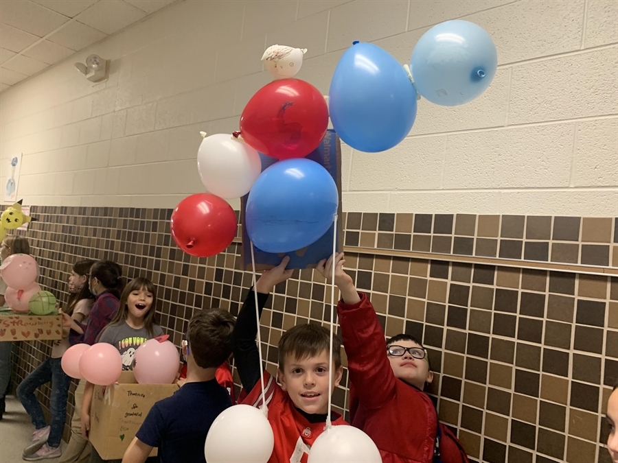 Third-graders at Bellefontaine Intermediate School